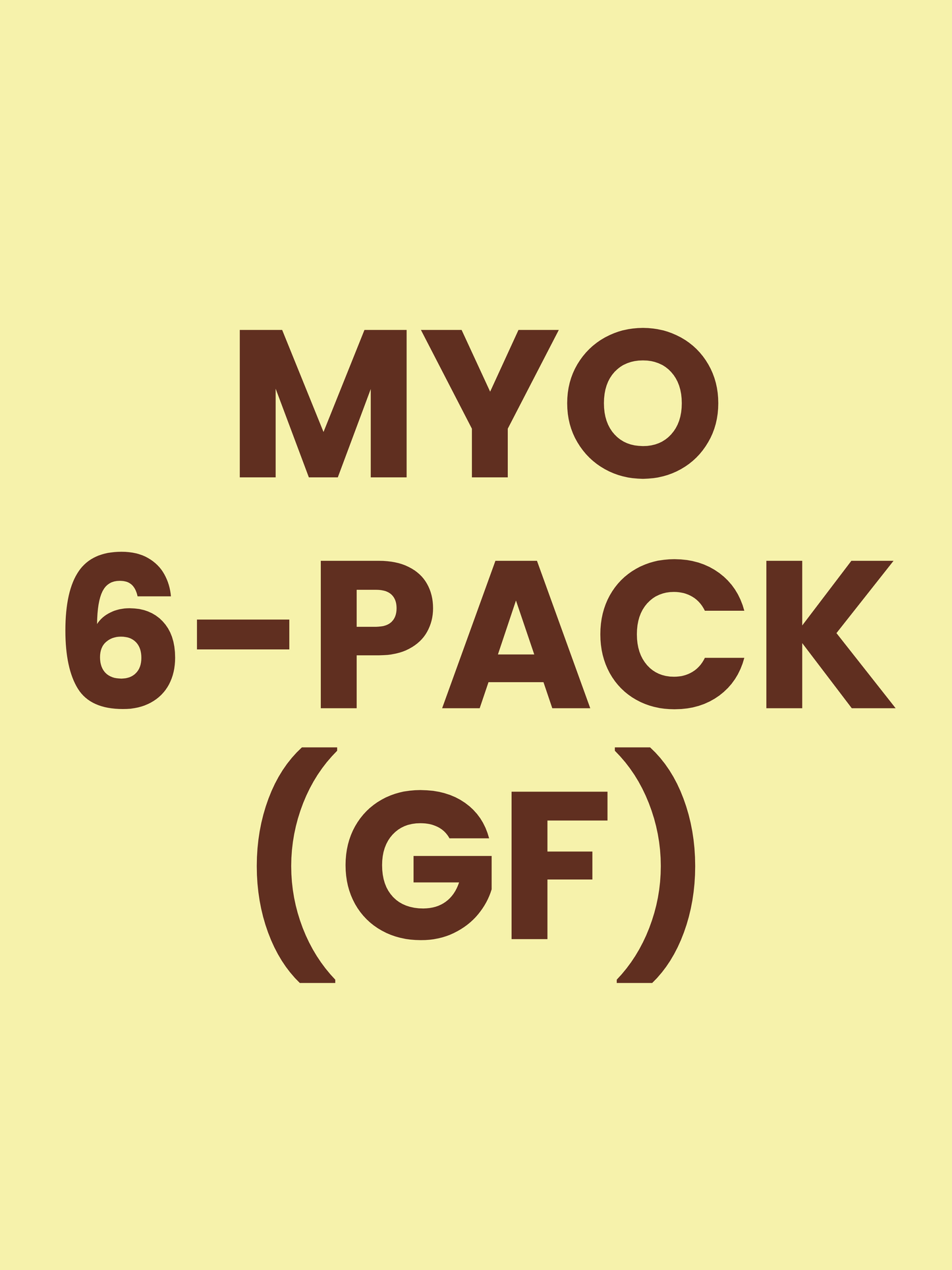 MYO Mixed Box 6-Pack (GF)